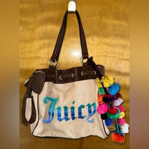 Juicy Couture - Cream and Brown Color - Purse